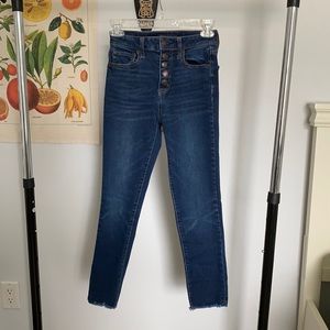 ultra high waisted aeropostale skinny jeans